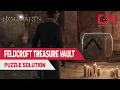 How to Solve Feldcroft Treasure Vault with Arrow Sign Stones Puzzle in Hogwarts Legacy