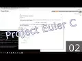 Project Euler in C Even Fibonacci Numbers
