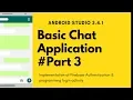 How to make Chat App using Android Studio 3 Prego Coding Classes