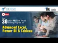 Advanced Excel Power BI and Tableau EDL Day 11 ExcelR