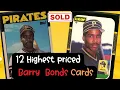 12 Highest Priced Barry Bonds PSA Graded Cards sold on Ebay May-July 2023
