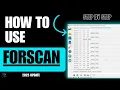 UPDATED How To Use FORScan