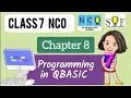NCO for class 7 chapter 8 Programming in QBASIC National Cyber Olympiad for Grade 7 2023-24