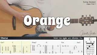 Download Orange - 7!! (Your Lie in April) ED 2 | Fingerstyle Guitar | TAB + Chords + Lyrics MP3
