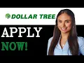 How To Apply For A Job At Dollar Tree 2025