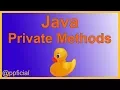 Private Helper Methods in a Java Class - Private vs Public Method Example