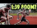 CRAZIEST WORKOUT EVER Marco Arop s 1 39 800m Pursuit