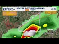 Severe thunderstorm warning Tracking storm in Kalamazoo Co that could produce ping-pong size hail