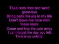 Download Lagu Unbreak my heart lyrics
