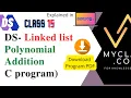 DS 15 - Polynomial list