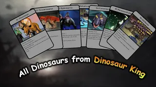 all dinosaurs from dinosaur king