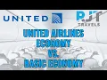 Choosing the Best Fare United Airlines Economy vs Basic Economy RJT Travels