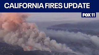 California wildfires: Palisades Fire spreads toward 405, expanding evacuations