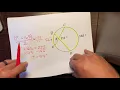 Finding Angles Measures When Lines Intersect INSIDE The Circle