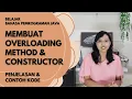 Tutorial Membuat Coding Overloading Method dan Constructor Belajar Bahasa Java