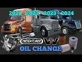 2021 2024 FREIGHTLINER CASCADIA OIL CHANGE FUEL FILTERS OIL FILTERS LOCATIONS