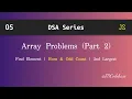 Array Problems Part 2 in JavaScript DSA Explained with Example JDCodebase