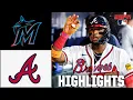 Miami Marlins vs Atlanta Braves Full Game Highlights ESPN MLB