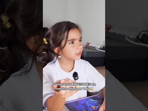 Fuimos los PROFESORES de nuestras hijas por 1 día😱