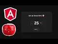 How to create pomodoro app using angular - Angular Tutorial for Beginners