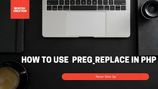 How to Use preg - replace function in php