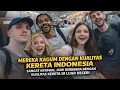Lagu mereta MRT indonesia membuat para bule ini kagum dan merasa nyaman saat menaikinya 
