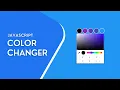 Javascript background color changer project Switch background color on button click color picker