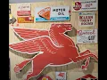 April 5-6 800 automobila gas oil advertising collectible signs auctioned off at Rockabilly Auctions