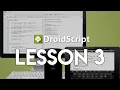 DROIDSCRIPT LESSON 3 Controls