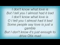 Luther Allison - Gambler's Blues Lyrics