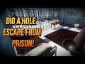 We have to DIG OUT OF PRISON and not get CAUGHT Prison Escape Simulator Dig Out