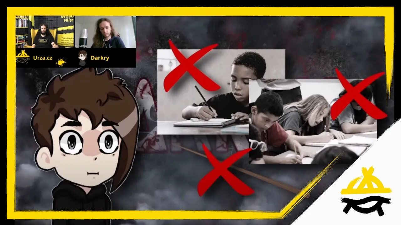 Darkry rozebírá s Urzou své video o indoktrinaci ve školství