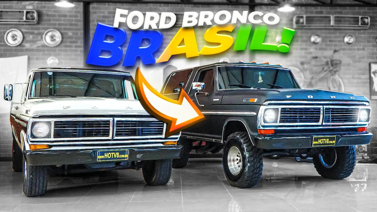 ACHAMOS!! A ÚNICA FORD BRONCO MADE IN BRAZIL
