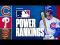MLB Power Rankings Cubs move into Top 3 Phillies move up 11 spots as the biggest riser More