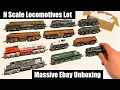 Massive Vintage N-Scale Locomotives Lot - Ebay Unboxing
