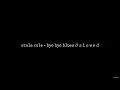 Stela Cole - Bye Bye Blues // S L O W E D