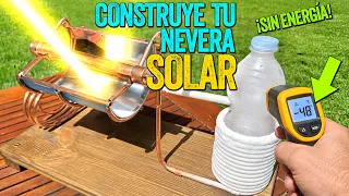 Construí un CONGELADOR SOLAR que alcanza -48 °C❄️DIY