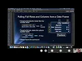 Indexing Data Frames in R