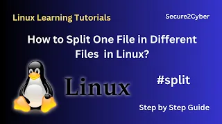 How to Split One File into Different Files in Linux Using split Command Secure 2 Cyber