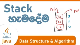 Stack - data structure and algorithm with java 5
