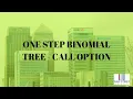 FRM - One step binomial tree