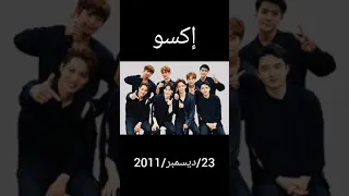 اسماء بعض الفرق الكورية مع تاريخ تأسيسها دندنها
