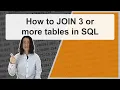 JOIN three tables or more - Learn SQL with IMDB database