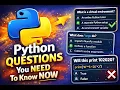 Bubble Sort Tutorial Top Python Interview Questions