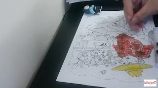 Coloring Picture of Warrior Logo 12 Eclipse de Amor