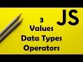 Javascript - Value Data Types Operators