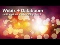 Webix Databoom rapid application prototyping Part 2