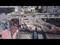 Drone Footage Installing a Bridge at San Francisco s Moscone Center