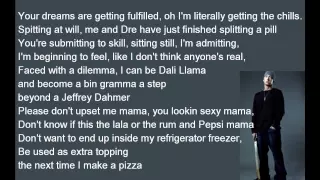 eminem must be the ganja lyrics hd 