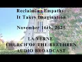 Reclaiming Empathy: It Takes Imagination | November 16th 2025 | Glenn McCrickard